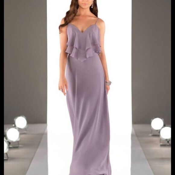Sorella Vita Boho Style 8796 Dusty Lavender Dress Sz 8 - Picture 1 of 10